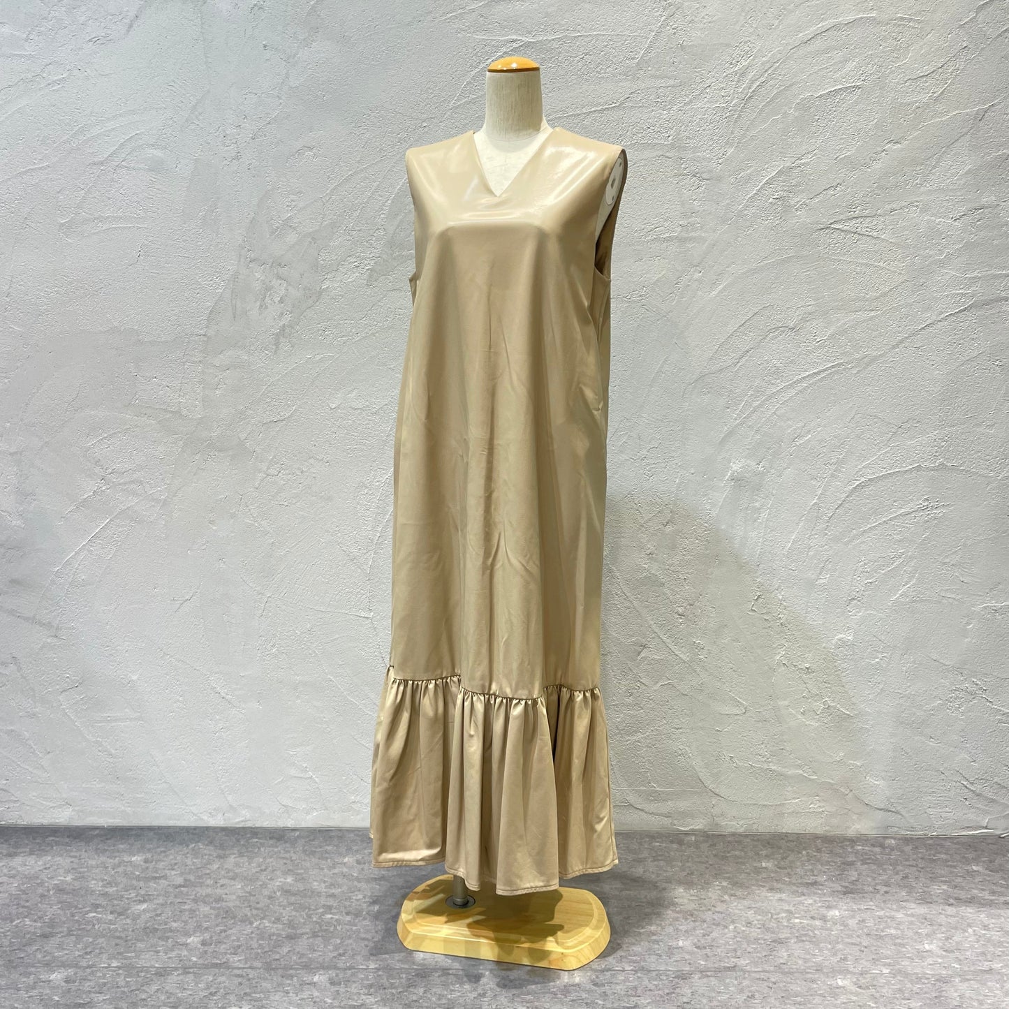 MICALLE MICALLE/人造皮革連衣裙